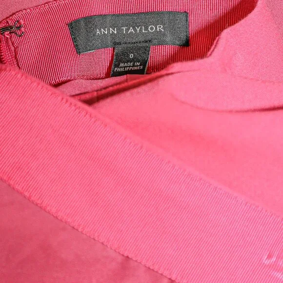 Ann Taylor Pink Pencil Skirt High-Waisted Slim Fit Skirt Womens Chic Office Wear - Picture 3 of 3